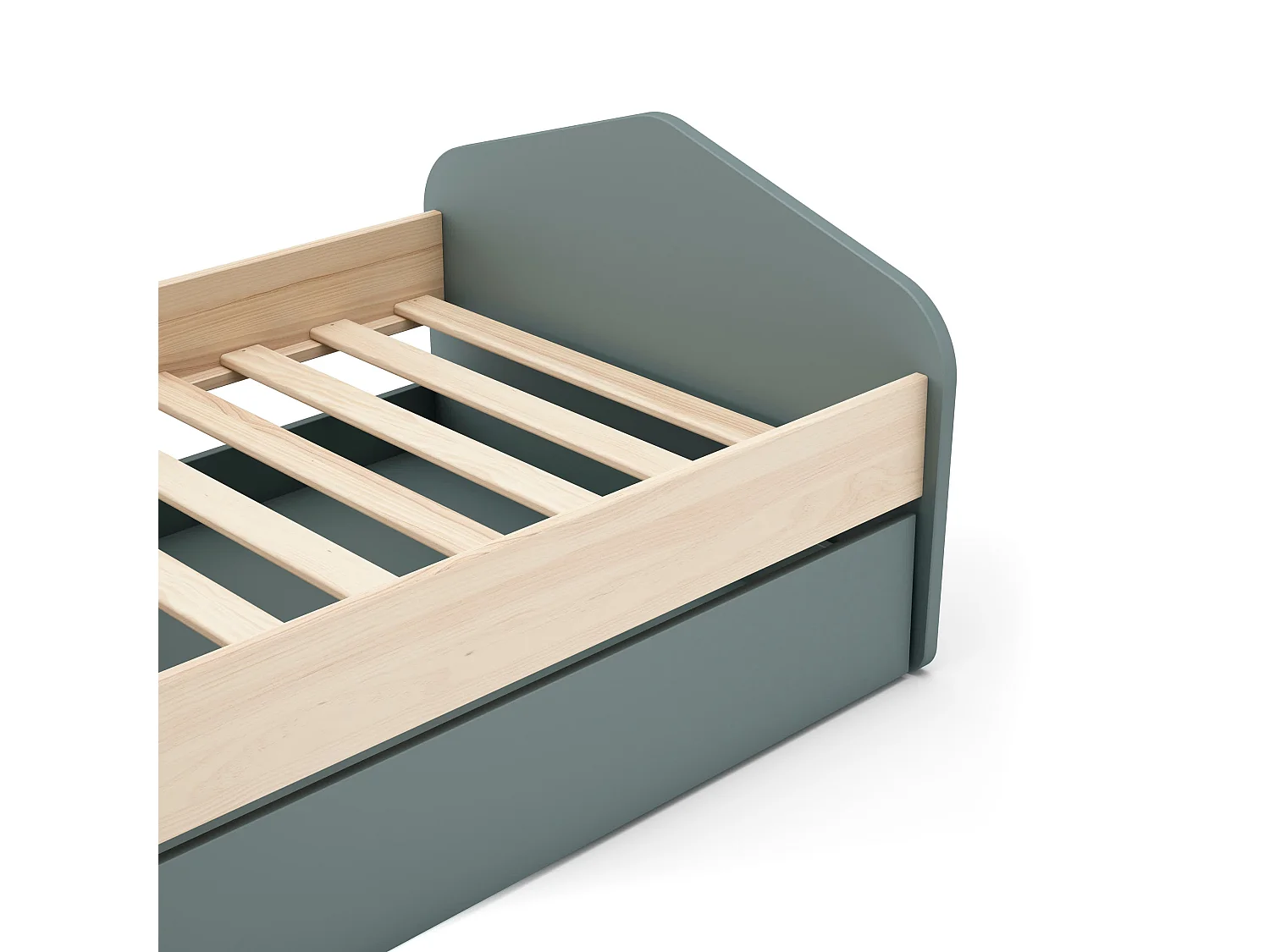 Letto singolo con cassettone estraibile 205x100 cm