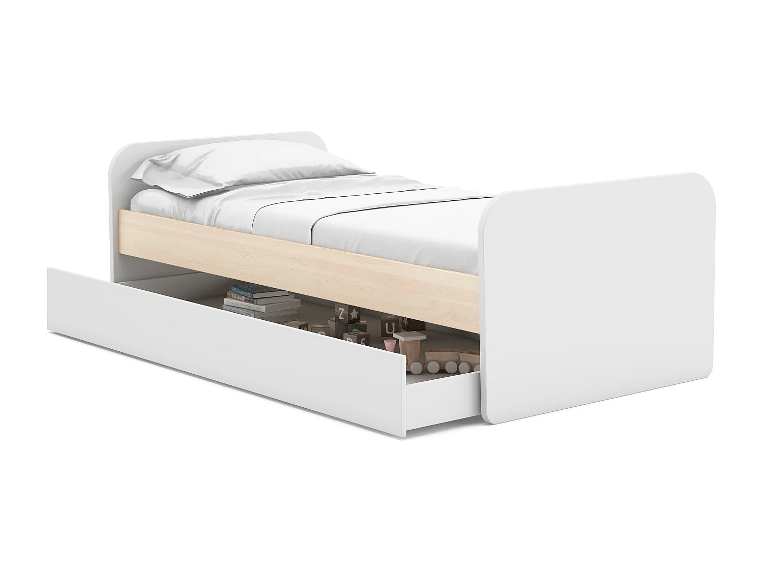 Verlichte pont gigogne dubbel 205x103 cm