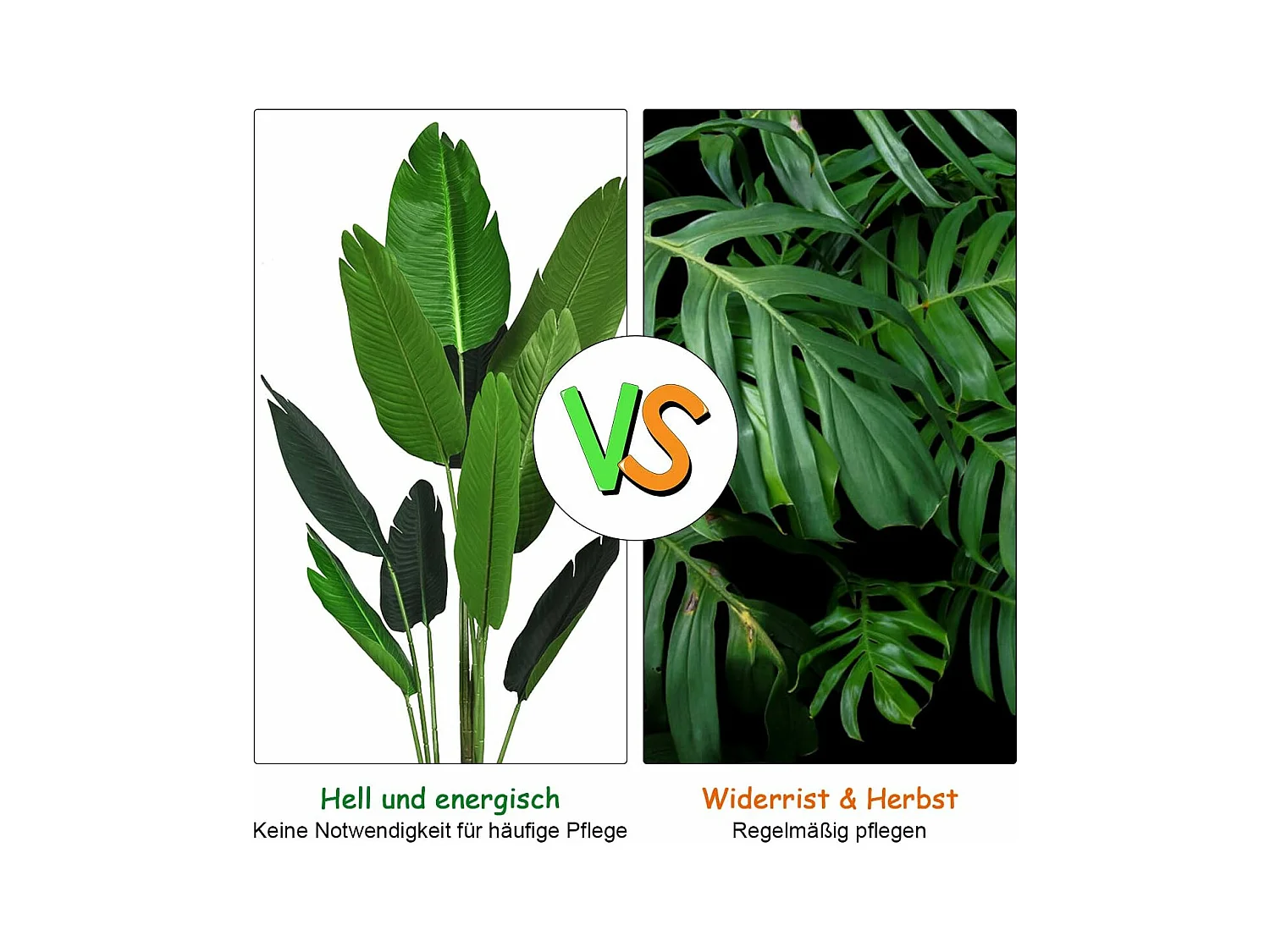 160 cm kunstplant tropische palm, kunstmatige Monstera, slangenplant, kamerplant met stevige pot en 10 bladeren, groene plant voor tuin, kantoor, kamerdecoratie