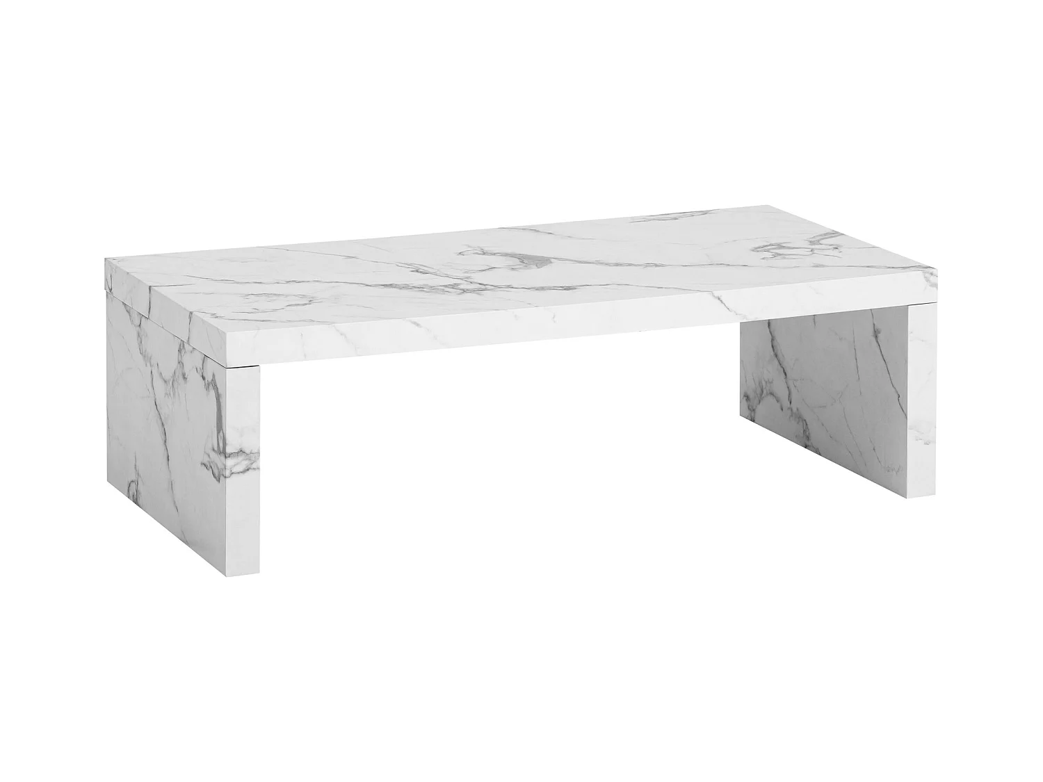 Table Basse de Salon 110 cm Grande Design Moderne Rectangulaire Simple