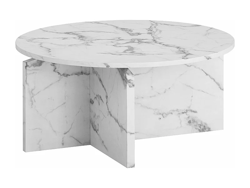 Table Basse Canapé de Salon 70 cm Grande Ronde Moderne Contemporain