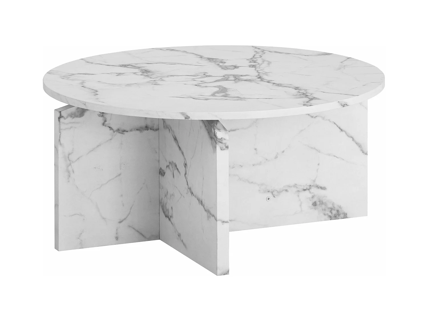Table Basse Canapé de Salon 70 cm Grande Ronde Moderne Contemporain