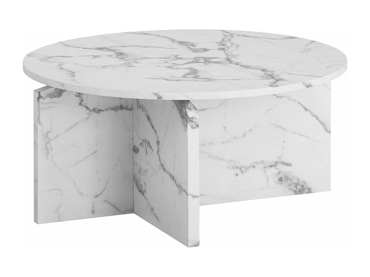 Table Basse Canapé de Salon 70 cm Grande Ronde Moderne Contemporain