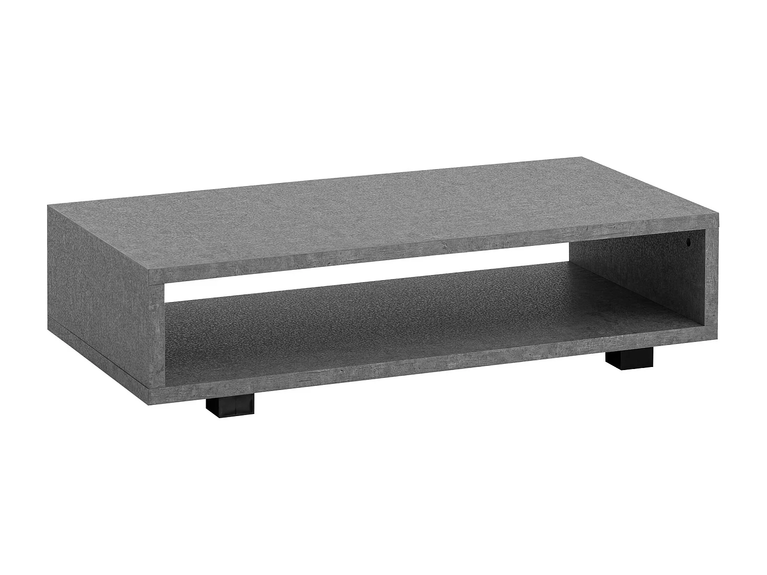 Table Basse de Salon 100 cm Grande Moderne Rangement Rectangulaire