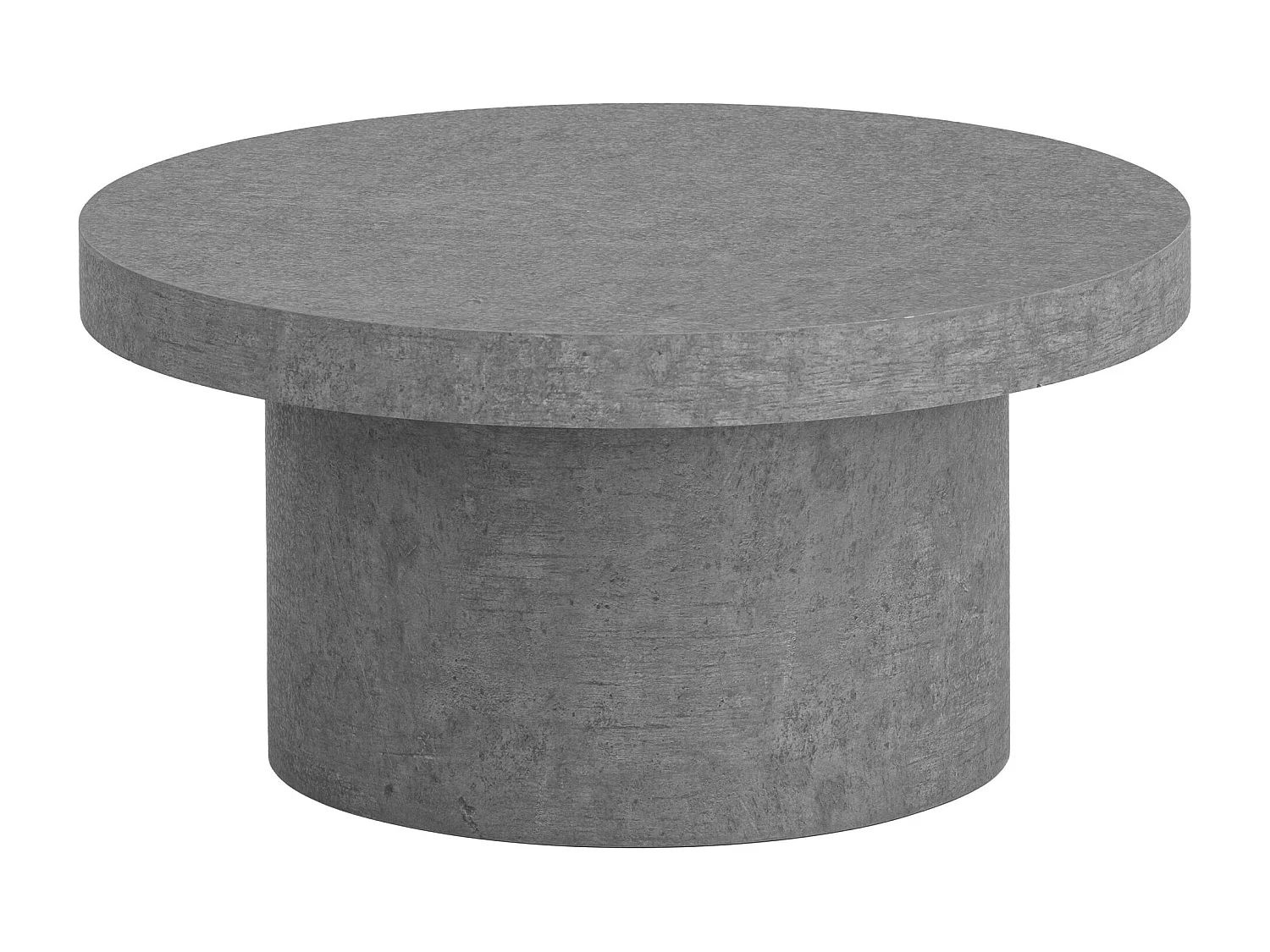 Table Basse Canapé de Salon 60 cm Petite Ronde Moderne Forme Champignon