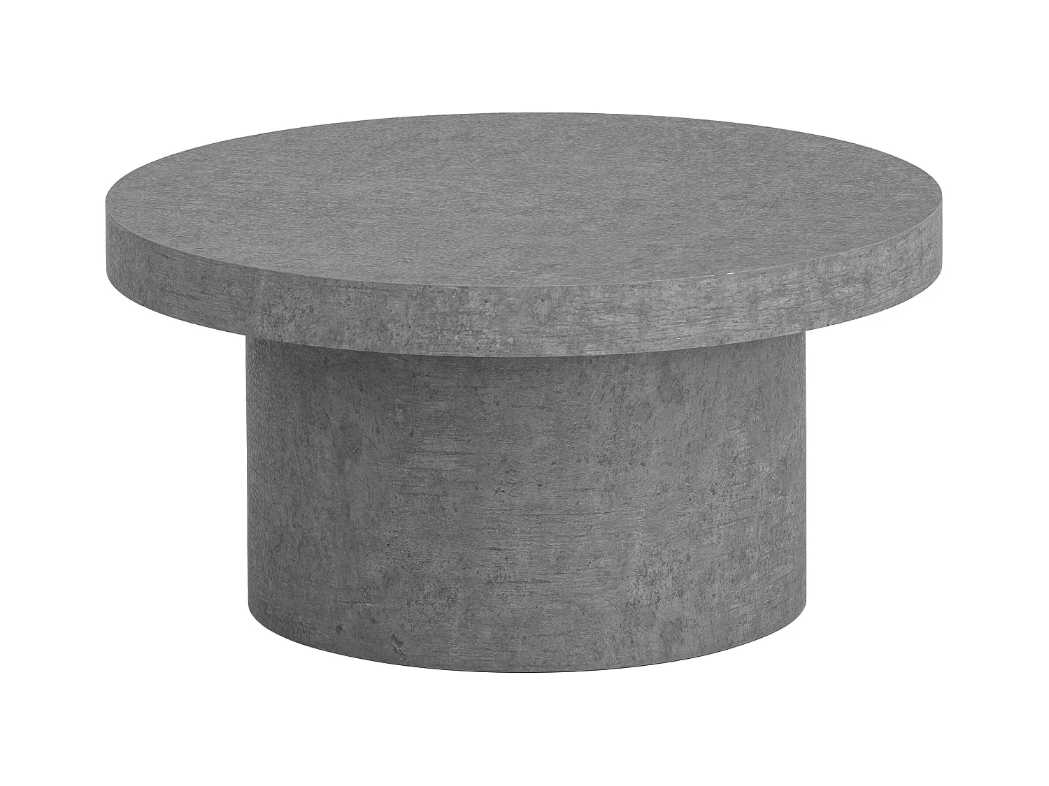 Table Basse Canapé de Salon 60 cm Petite Ronde Moderne Forme Champignon