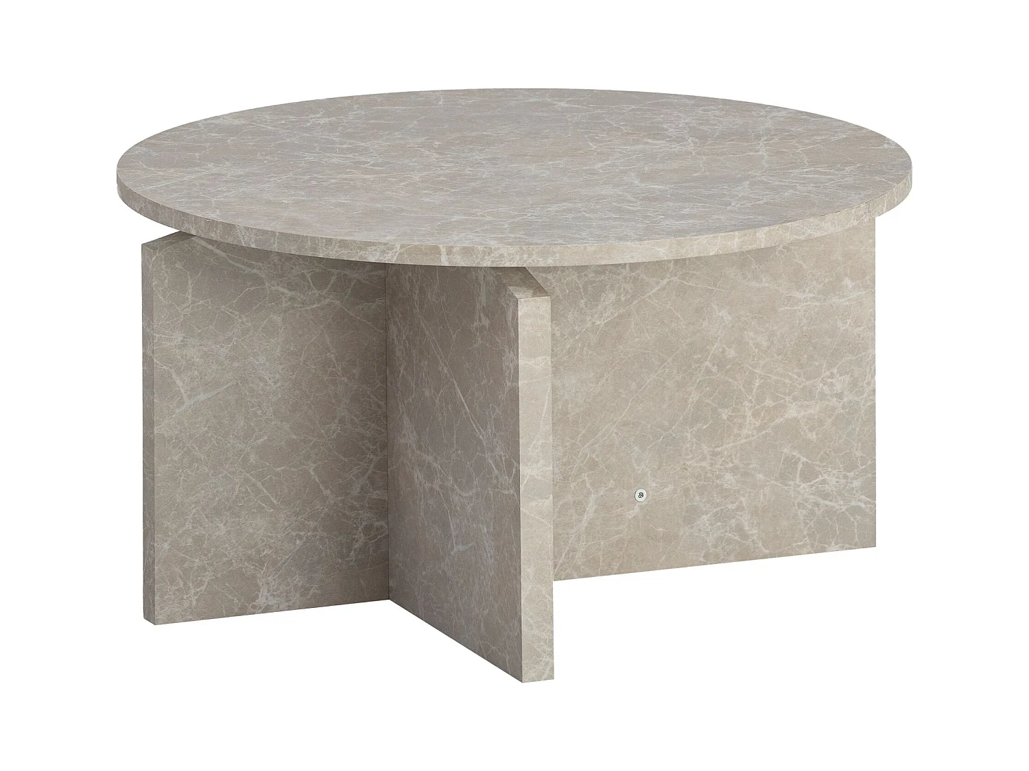 Table Basse Canapé de Salon 60 cm Petite Ronde Moderne Contemporain