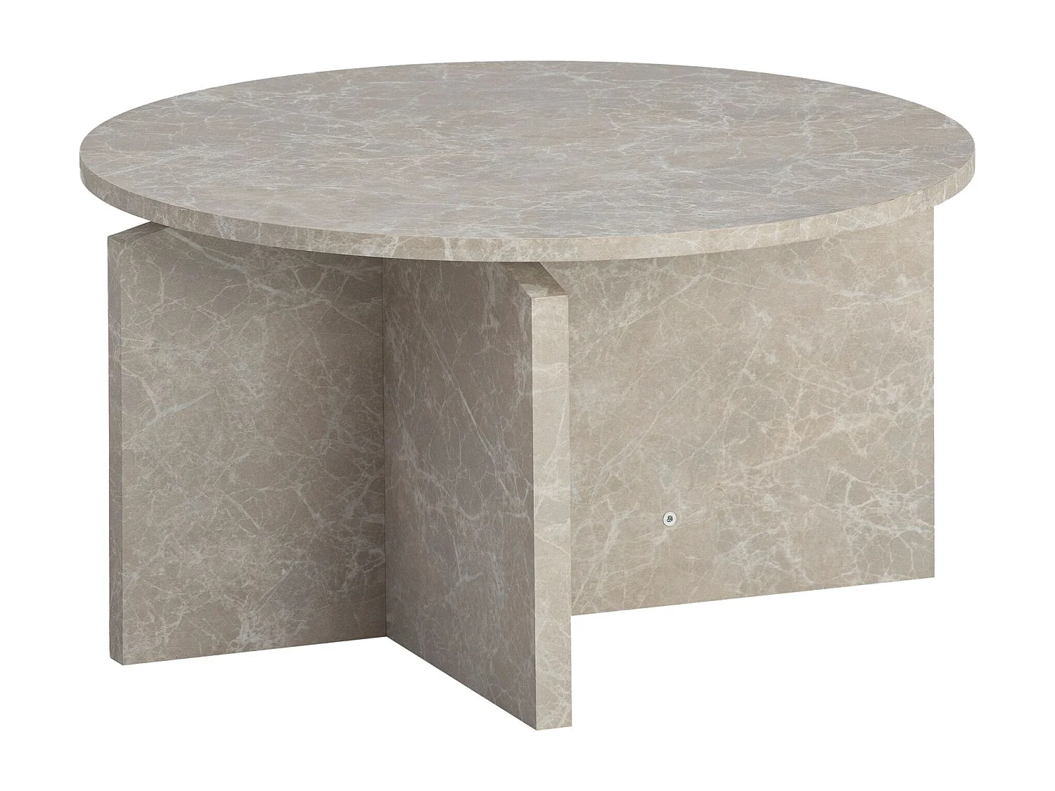 Table Basse Canapé de Salon 60 cm Petite Ronde Moderne Contemporain