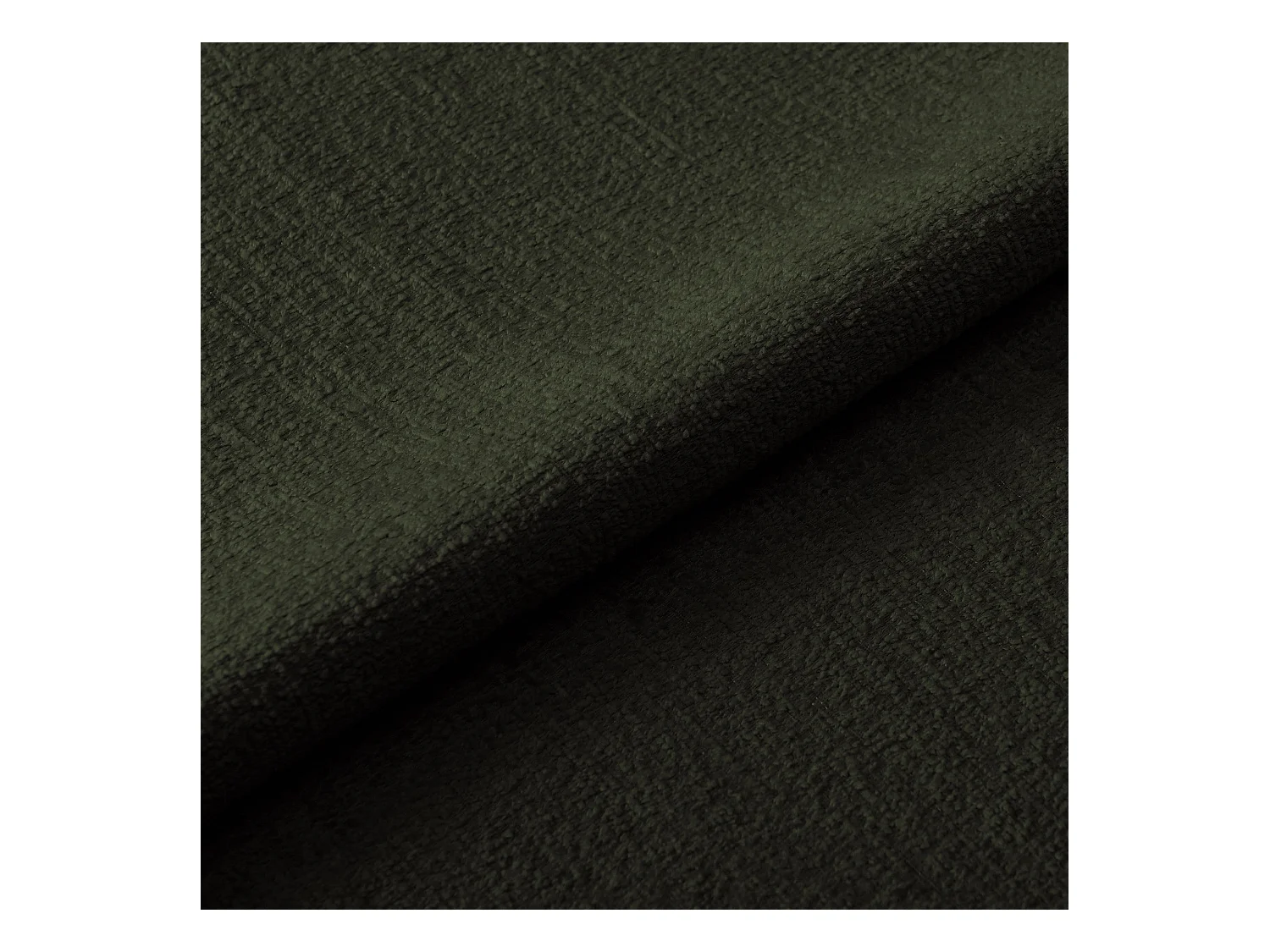 Canapé 2 places velours à motifs kaki 168cm NOLA