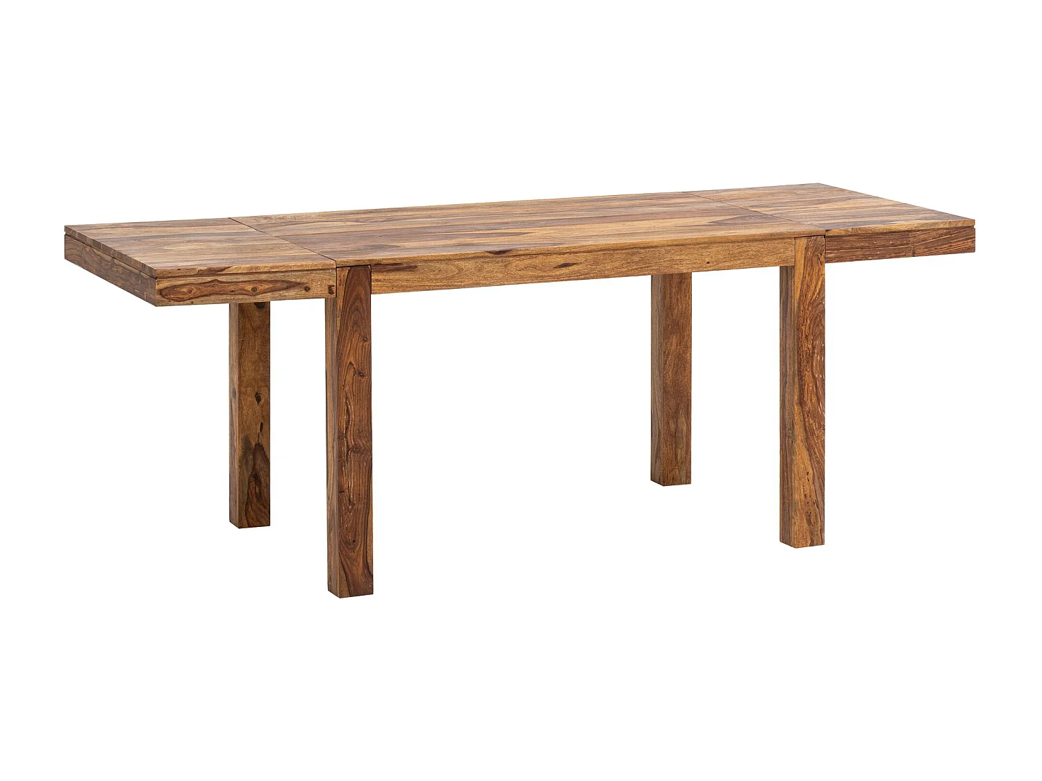 Table de Salle à Manger Extensible 120 - 200 cm Bois Massif Sheesham