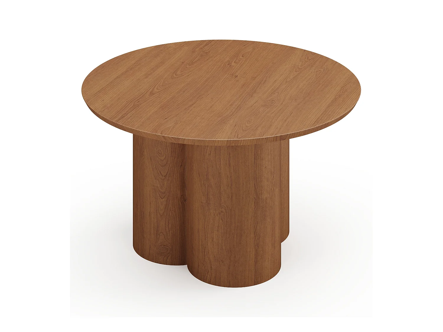 Table basse bois noyer plateau 78cm HELMA