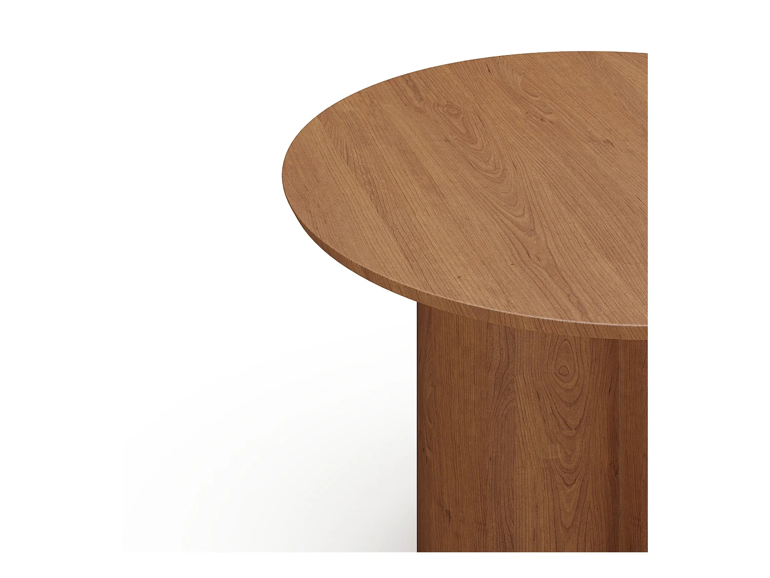 Table basse bois noyer plateau 78cm HELMA