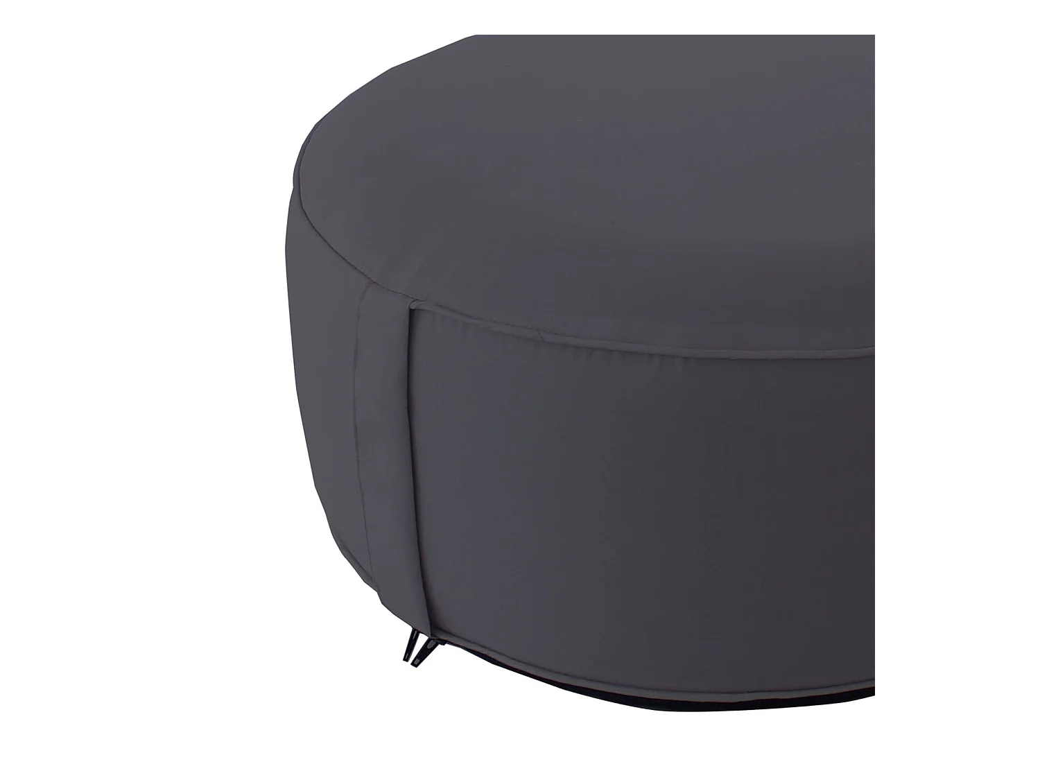 Pouf d'Extérieur Gonflable "Bornéo" 55cm Gris Foncé