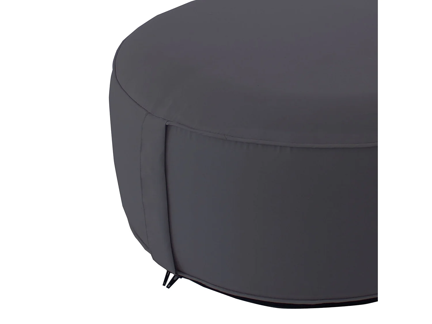 Pouf d'Extérieur Gonflable "Bornéo" 55cm Gris Foncé