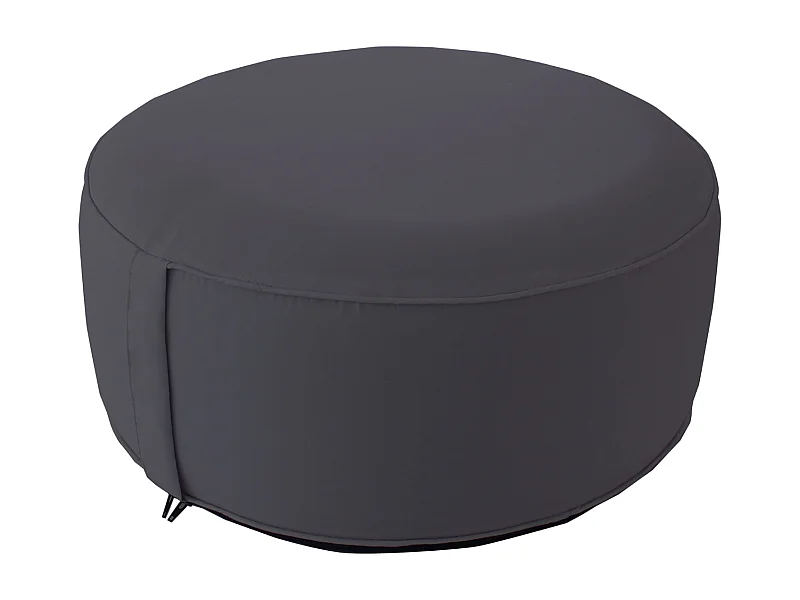 Pouf d'Extérieur Gonflable "Bornéo" 55cm Gris Foncé