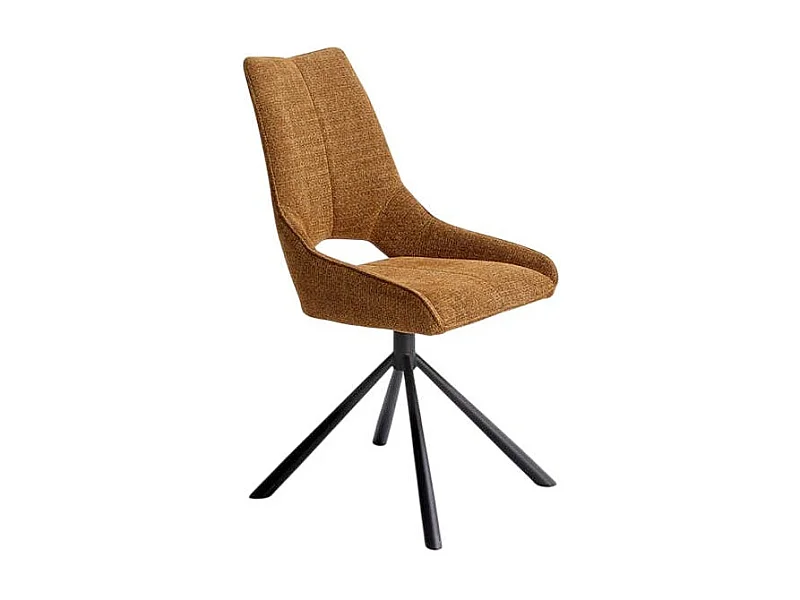 Chaise contemporaine pivotante rouille (lot de 2) LIGURIE