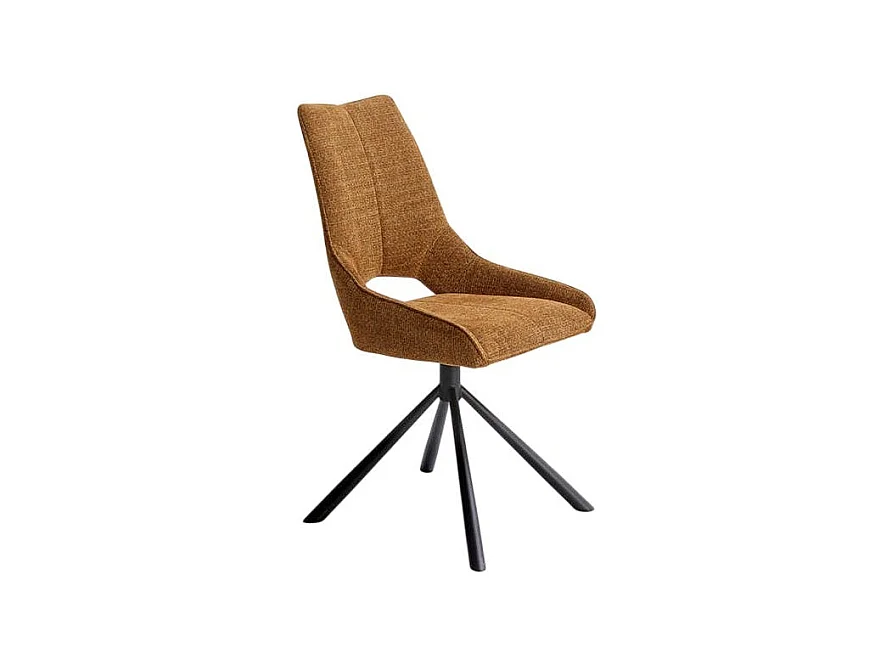Chaise contemporaine pivotante rouille (lot de 2) LIGURIE