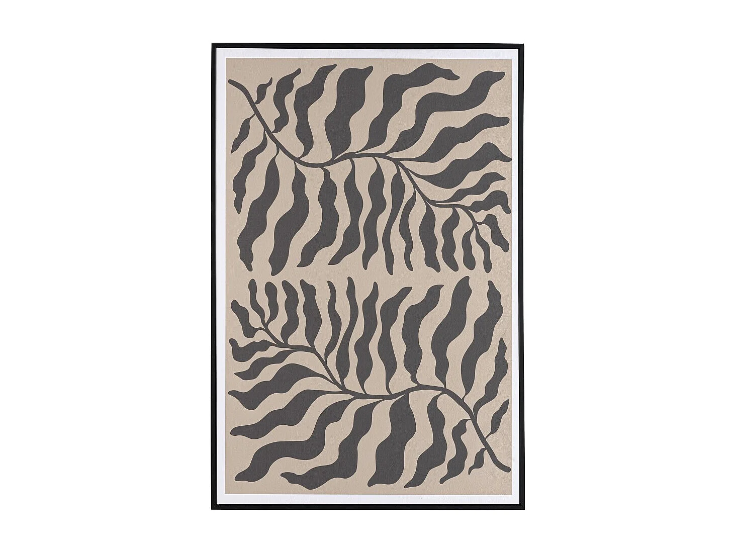 HOMER - Décoration murale C - 63x93cm en papier japonais, cadre noir