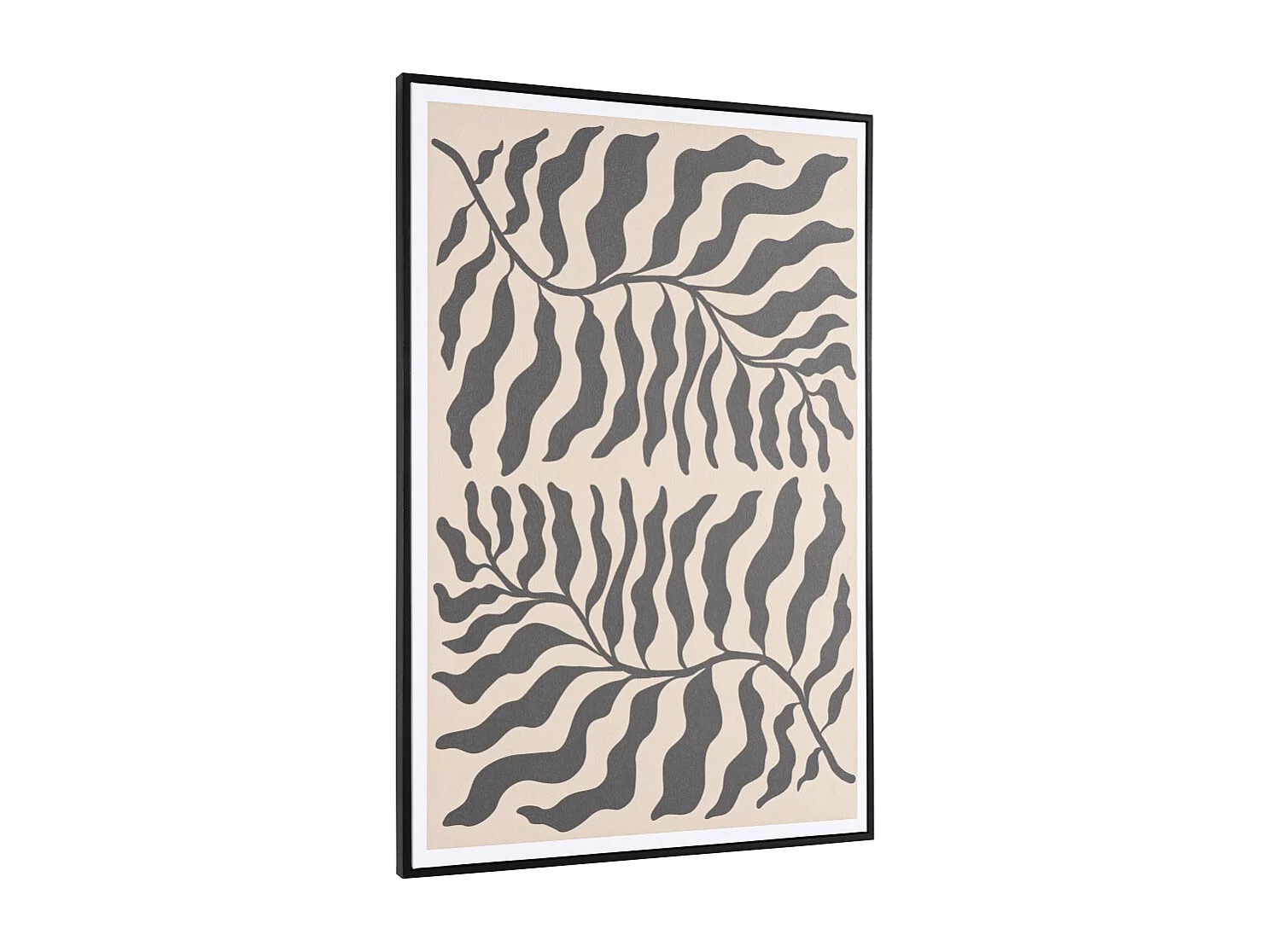 HOMER - Décoration murale C - 63x93cm en papier japonais, cadre noir