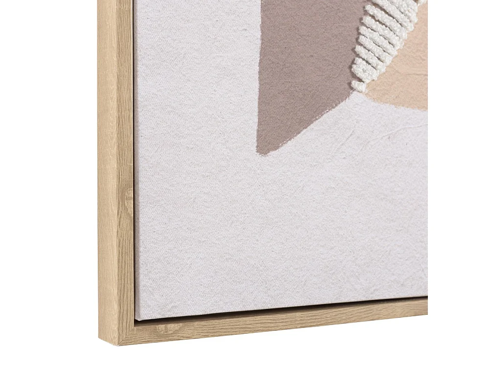 HOMER - Décoration murale 63x93cm formes abstraites n°1, cadre naturel