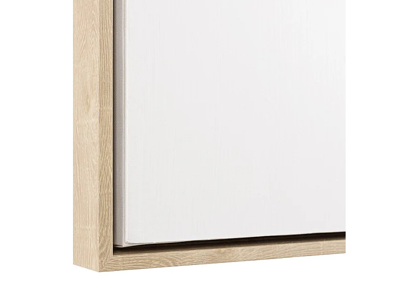 HOMER - Décoration murale 83x123cm formes abstraites blanches