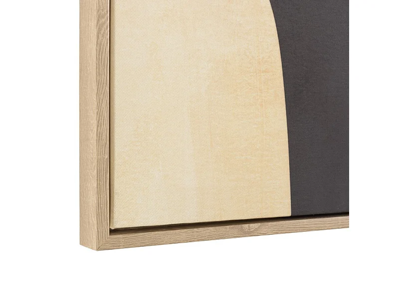 HOMER - Décoration murale 63x93cm imprimés abstraits, cadre naturel