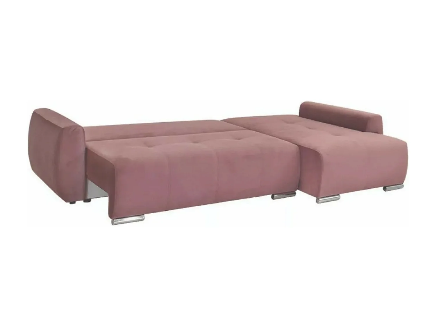 Canapé d'angle Havana L/revêtement tissu/Rose