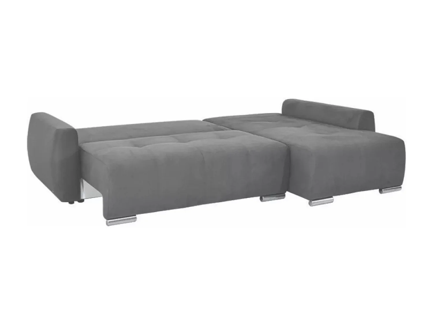 Canapé d'angle Havana L/revêtement tissu/Gris