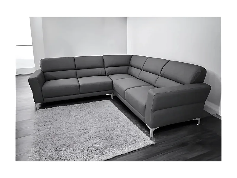 Ecksofa Enzo /Stoffbezug/Anthrazit