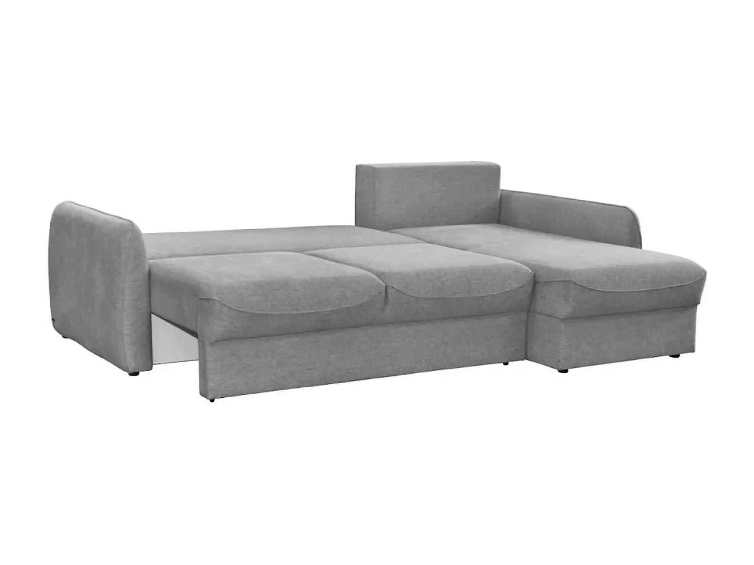 Ecksofa Naomi L/Stoffbezug/Blau