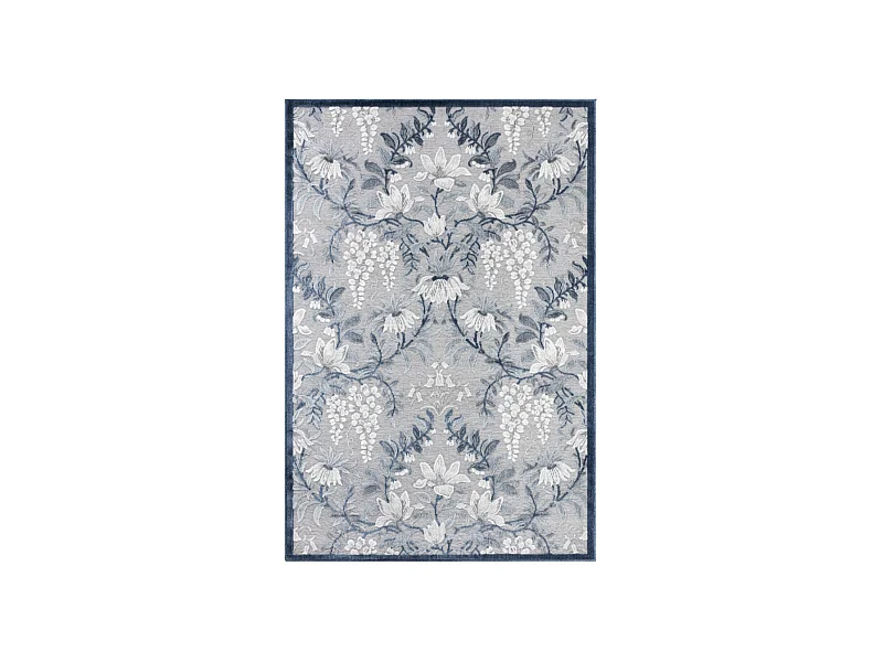 Tapis d'extérieur - 190x290cm - Bleu - Réversible - 100% polypropylène - 1350gr / m² - BALI