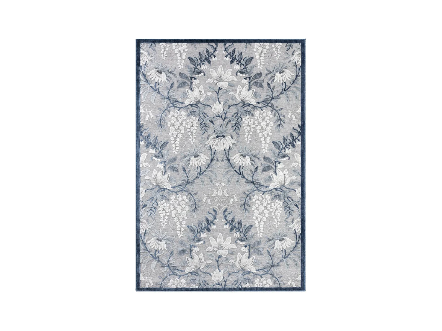 Tapis d'extérieur - 190x290cm - Bleu - Réversible - 100% polypropylène - 1350gr / m² - BALI