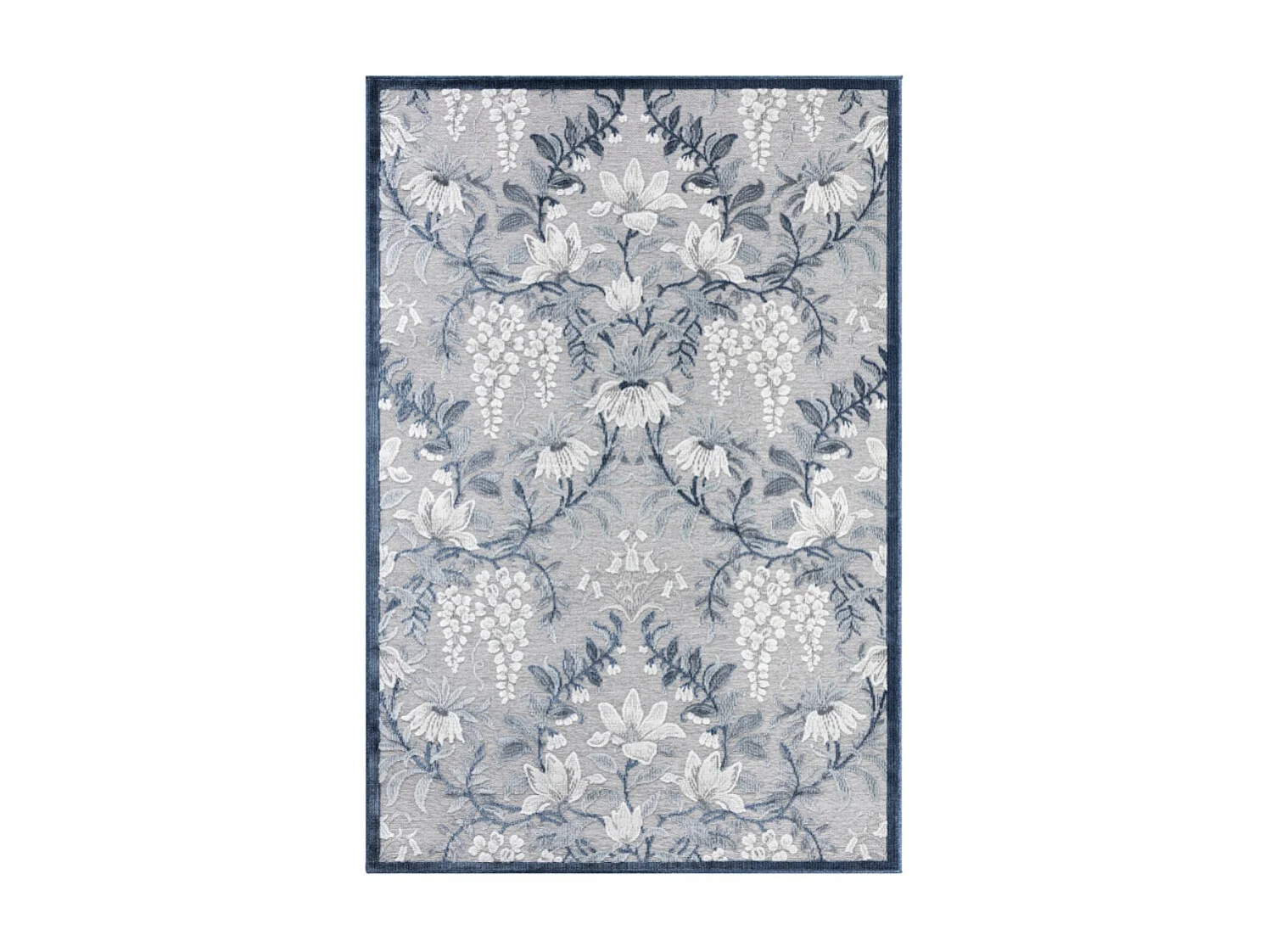 Tapis d'extérieur - 190x290cm - Bleu - Réversible - 100% polypropylène - 1350gr / m² - BALI