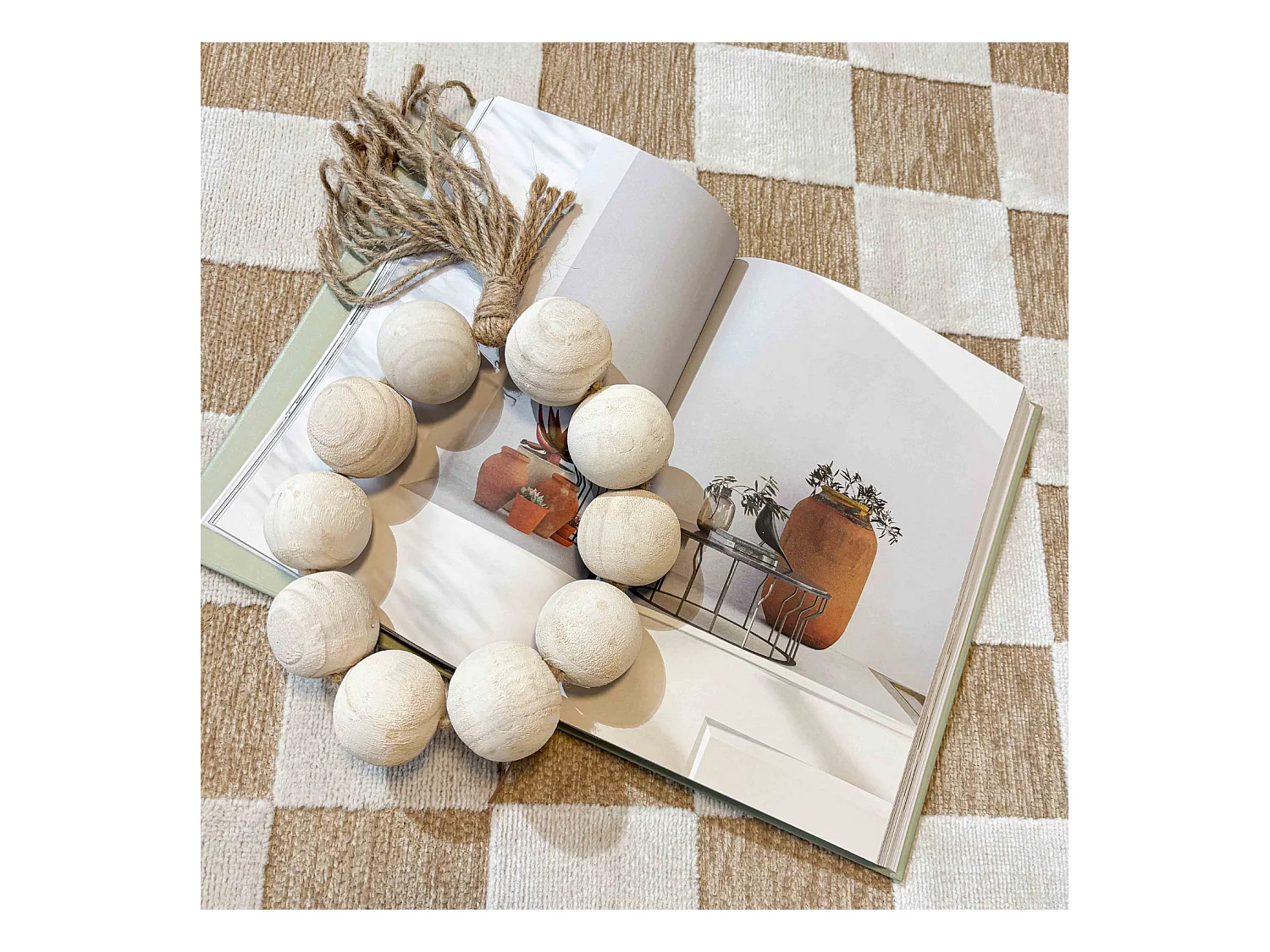 Tapis d'extérieur - 190x290cm - Beige - Réversible - 100% polypropylène - 1350gr / m² - ZANTE