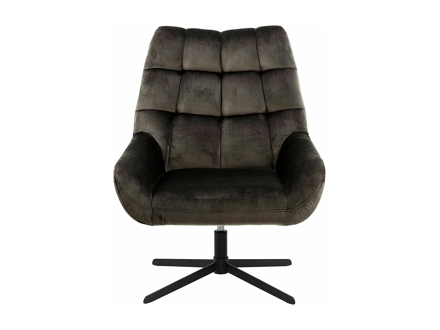 Paris fauteuil draaimogelijkheid velours grijsbruin.