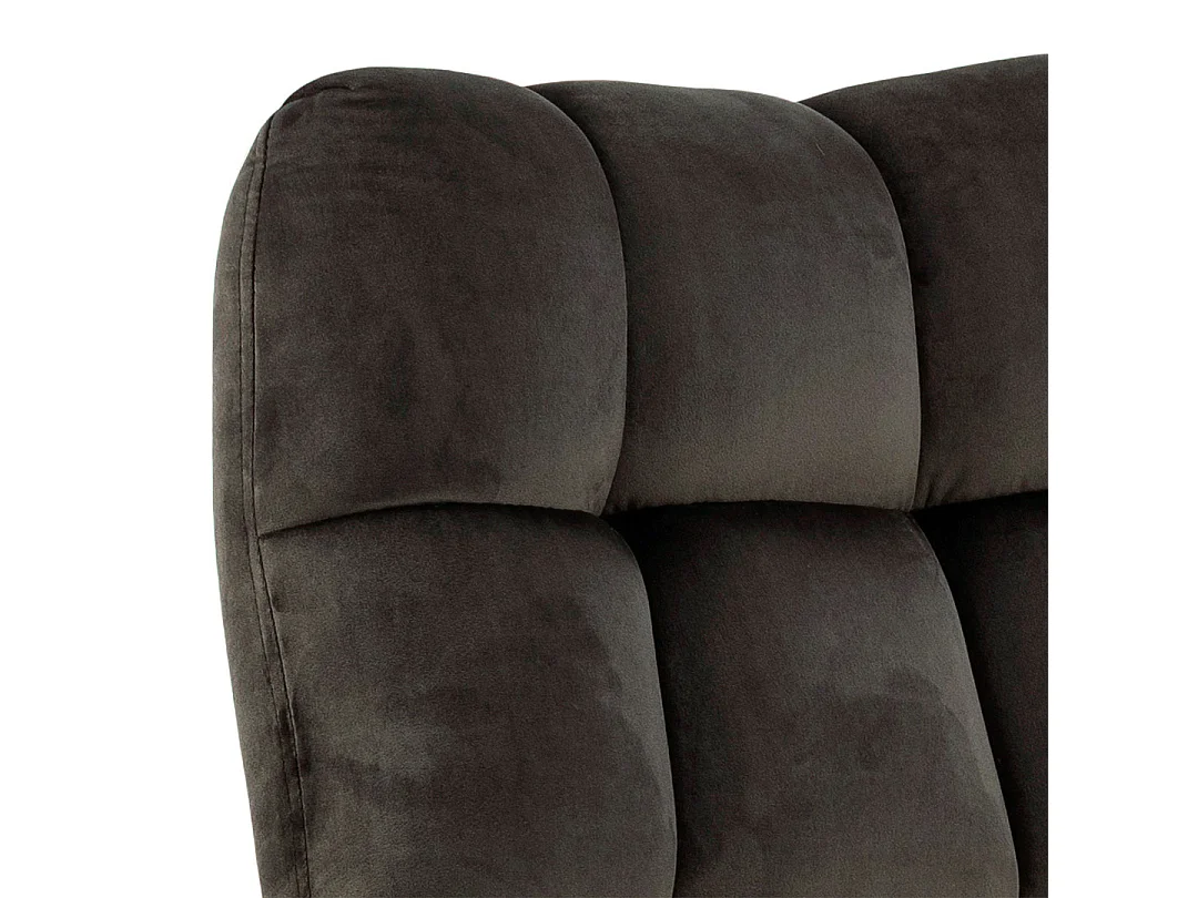 Paris fauteuil draaimogelijkheid velours grijsbruin.