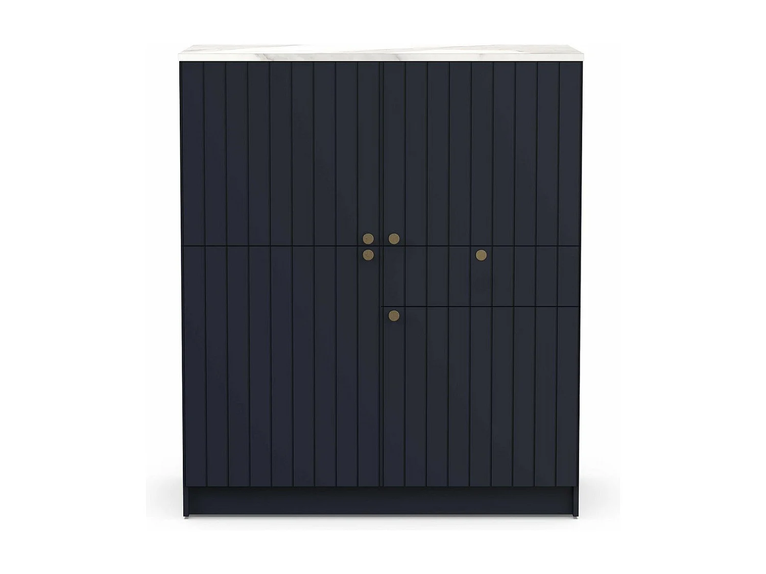 Sideboard 4 Türen und 1 Schublade B120 cm – CHESTER