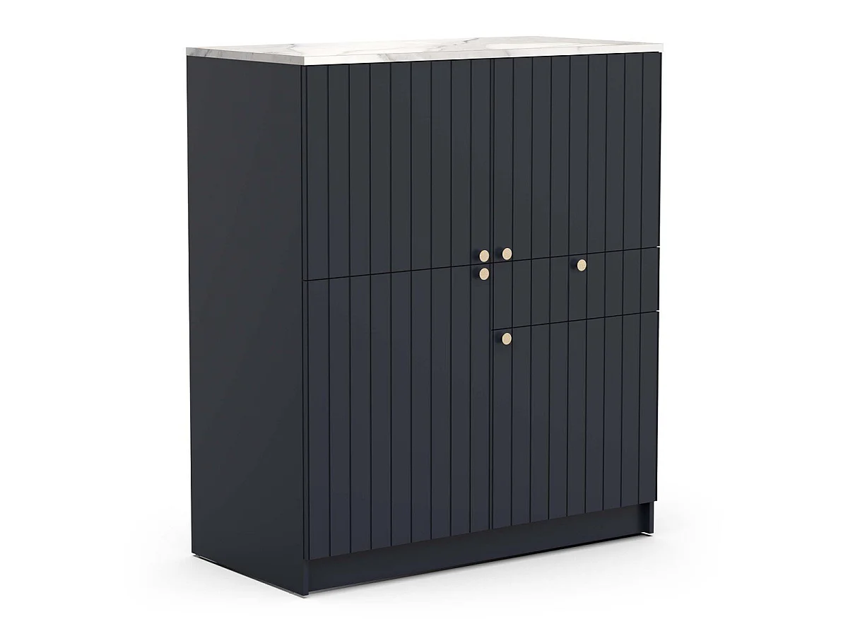 Buffet 4 portes et 1 tiroir L120 cm - CHESTER