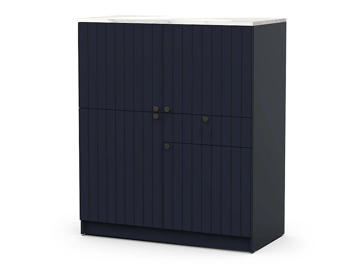 Buffet 4 portes et 1 tiroir L120 cm - CHESTER