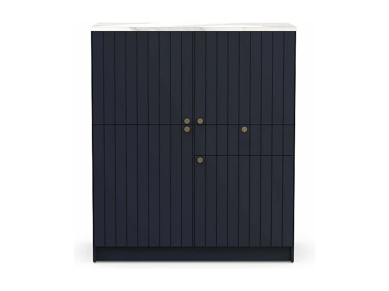 Sideboard 4 Türen und 1 Schublade B120 cm – CHESTER