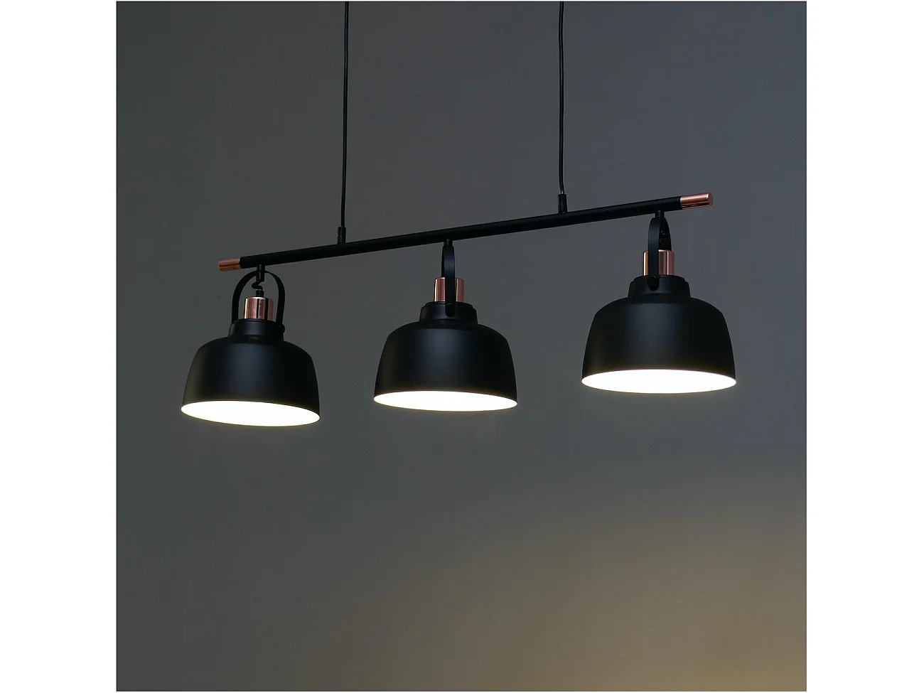 Suspension loft industrielle Triple - Musso