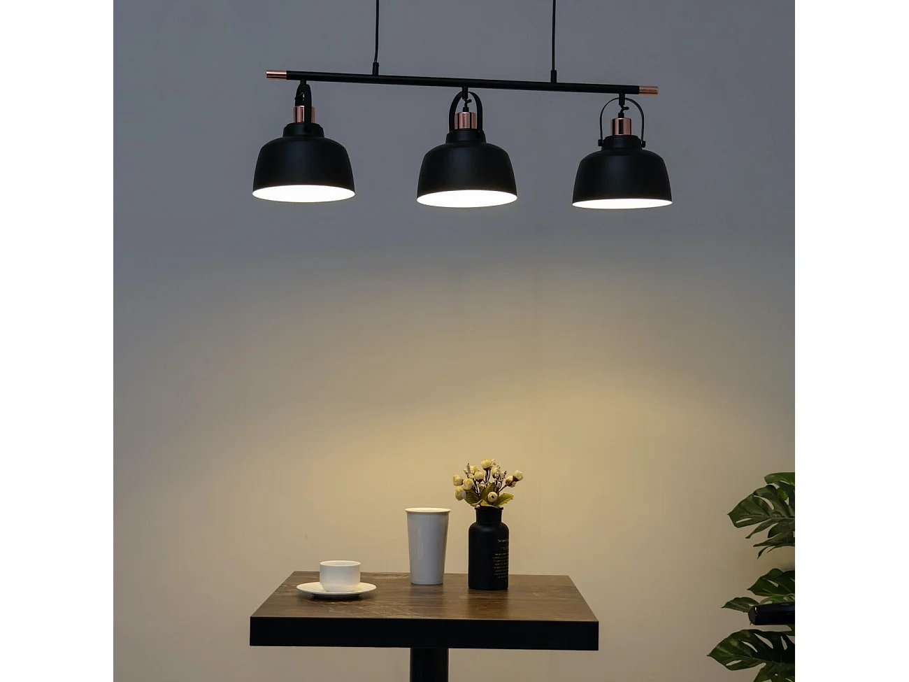Suspension loft industrielle Triple - Musso