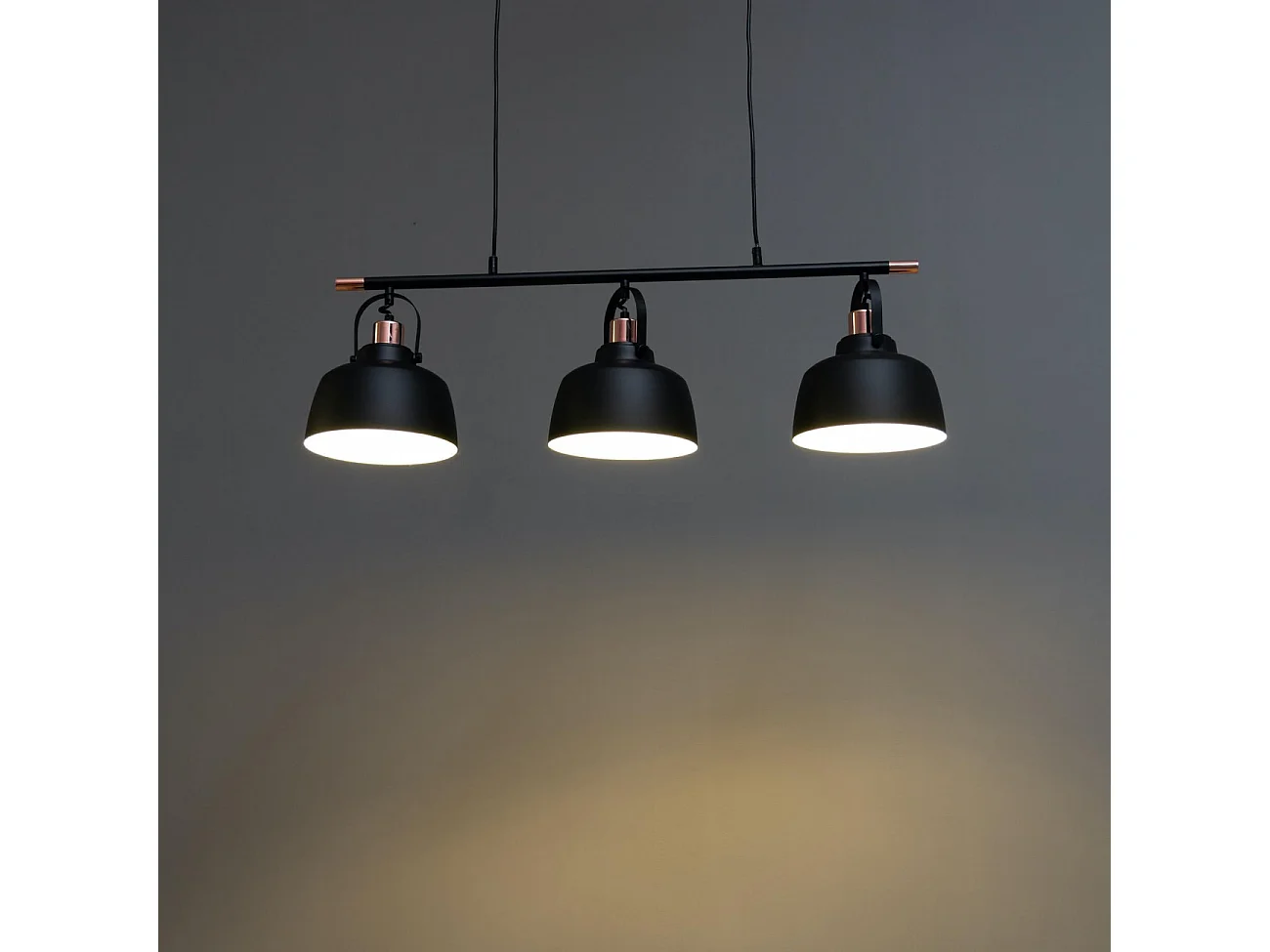 Suspension loft industrielle Triple - Musso