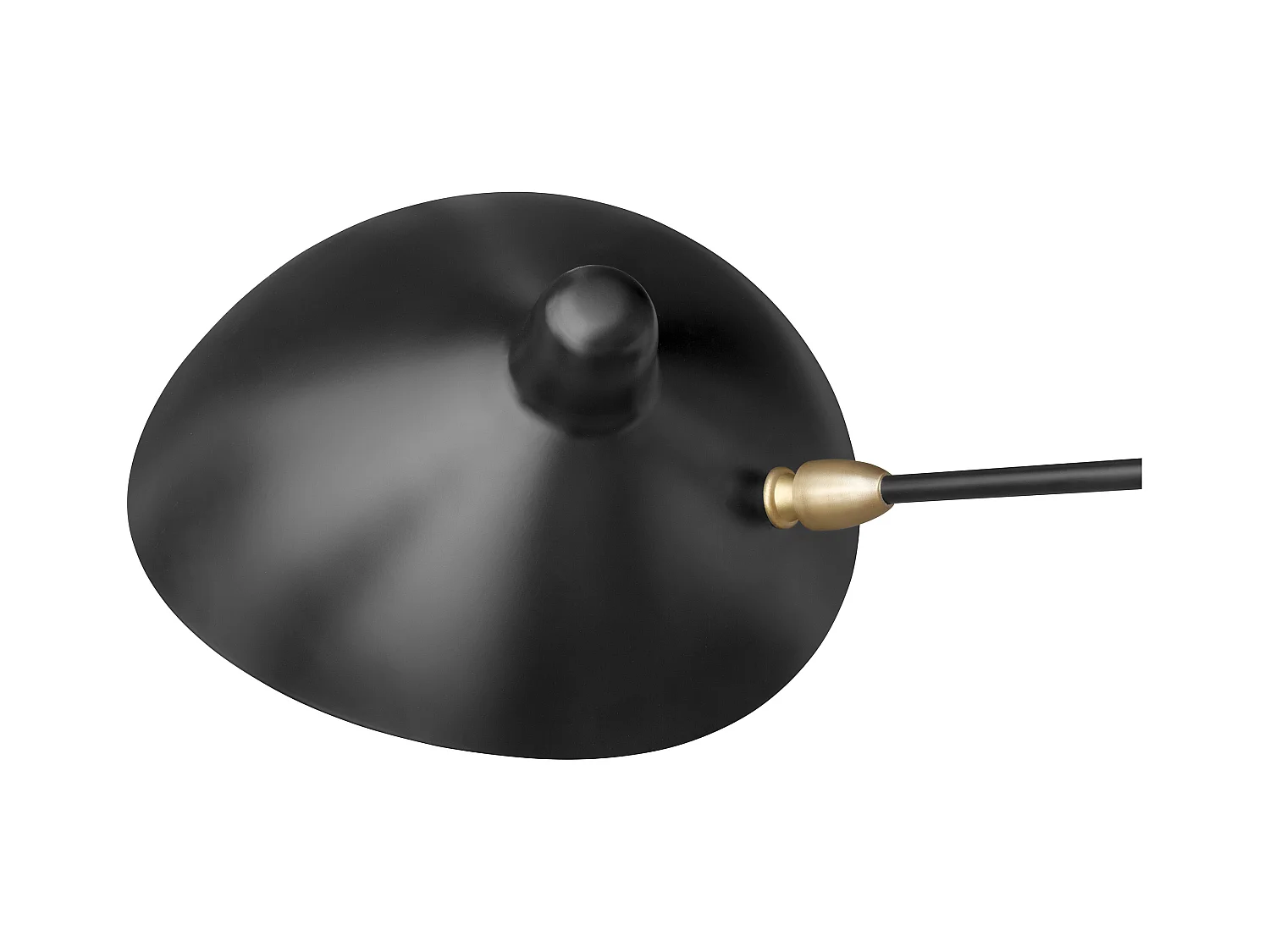 Lampe de plafond - Lampe de bureau à bras flexibles - 6 bras - George Noir