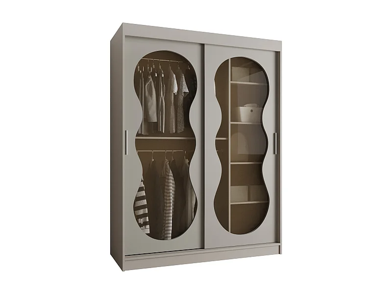 Bahrajn 2 200/150/62 2-deurs schuifdeurkast (kasjmier)