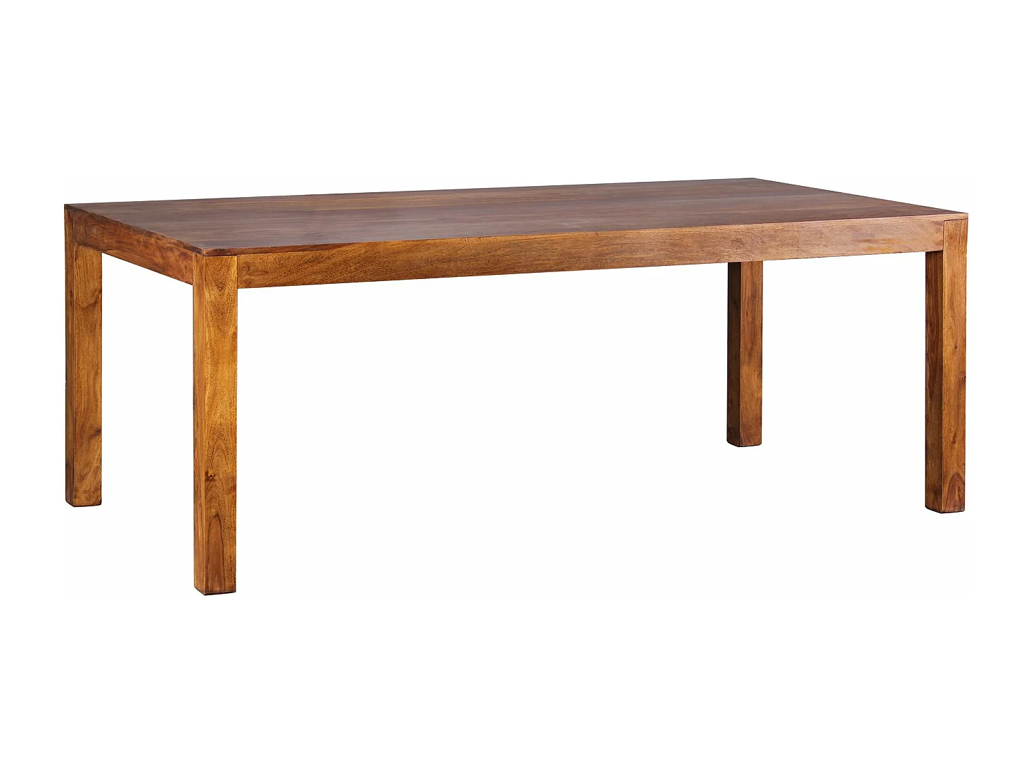Table de Salle à Manger 200 x 100 x 76 cm Bois Massif Sheesham Rectangulaire Grande