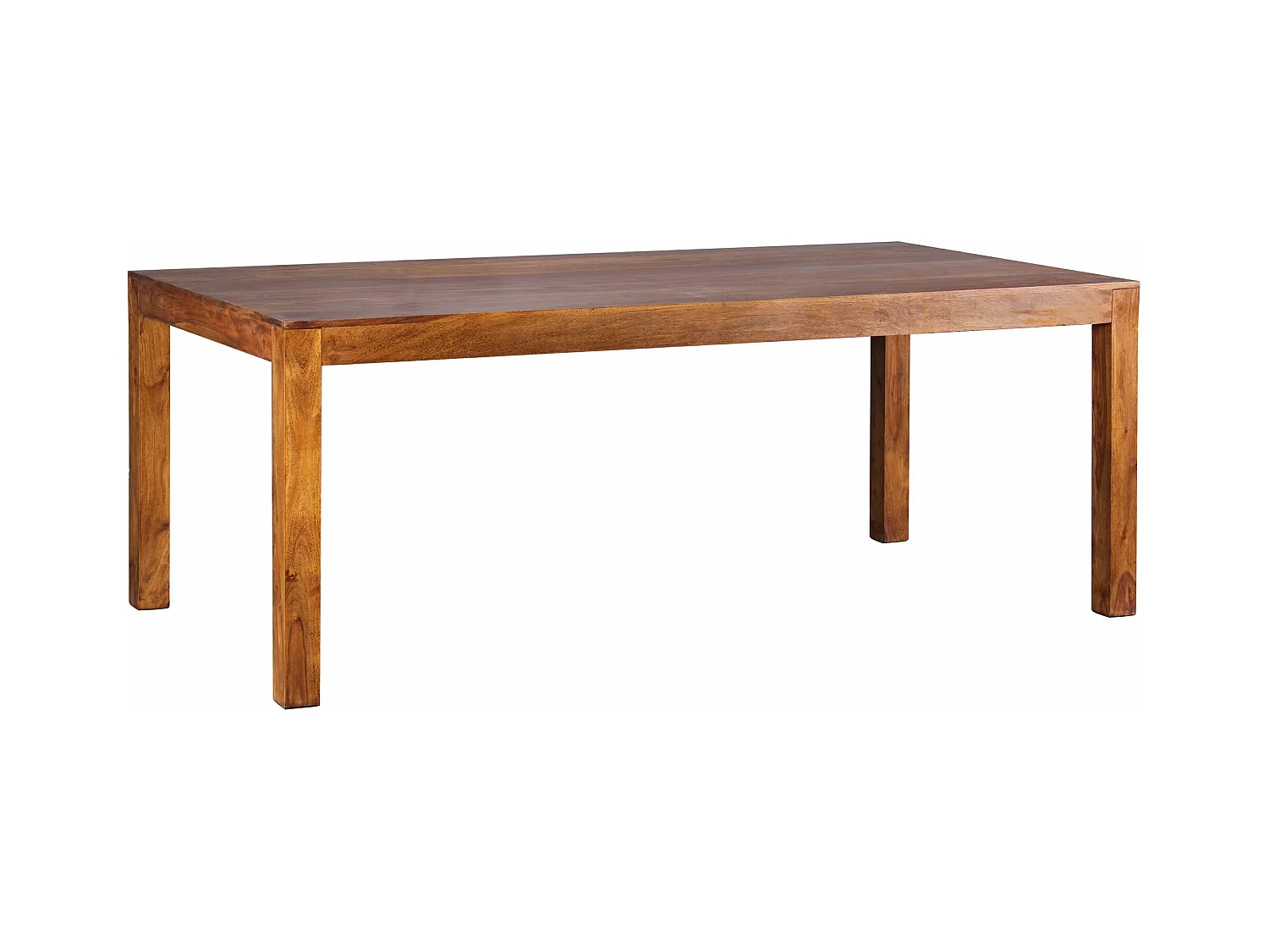 Table de Salle à Manger 180 x 90 x 76 cm Bois Massif Sheesham Rectangulaire Grande