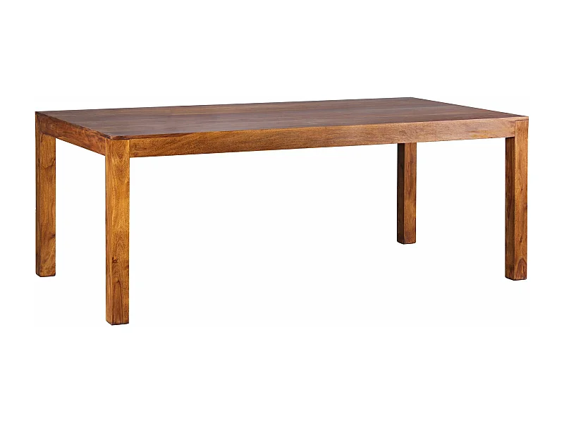 Table de Salle à Manger 180 x 90 x 76 cm Bois Massif Sheesham Rectangulaire Grande