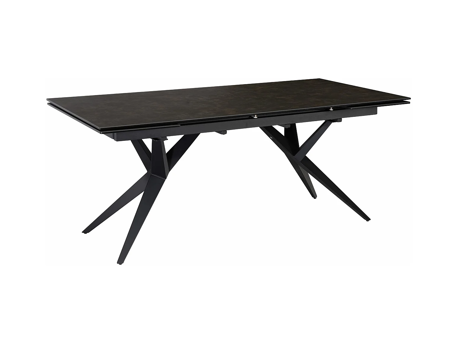 Table de Salle à Manger 180 - 260 x 95 x 76 cm Extensible Céramique Grande Moderne