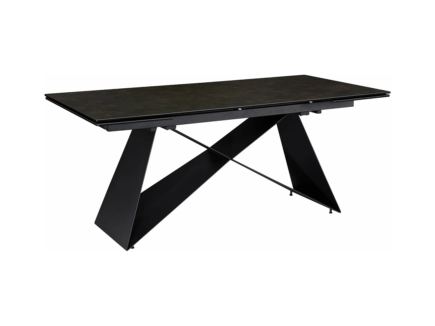 Table de Salle à Manger 180 - 260 x 95 x 78 cm Extensible Céramique Grande Moderne